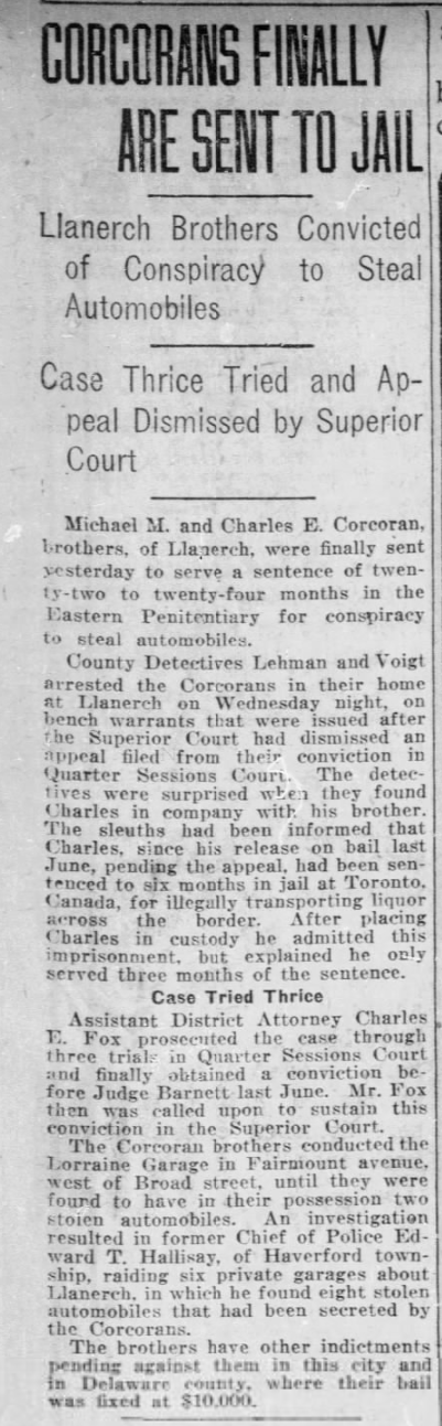 Corcorans jailed